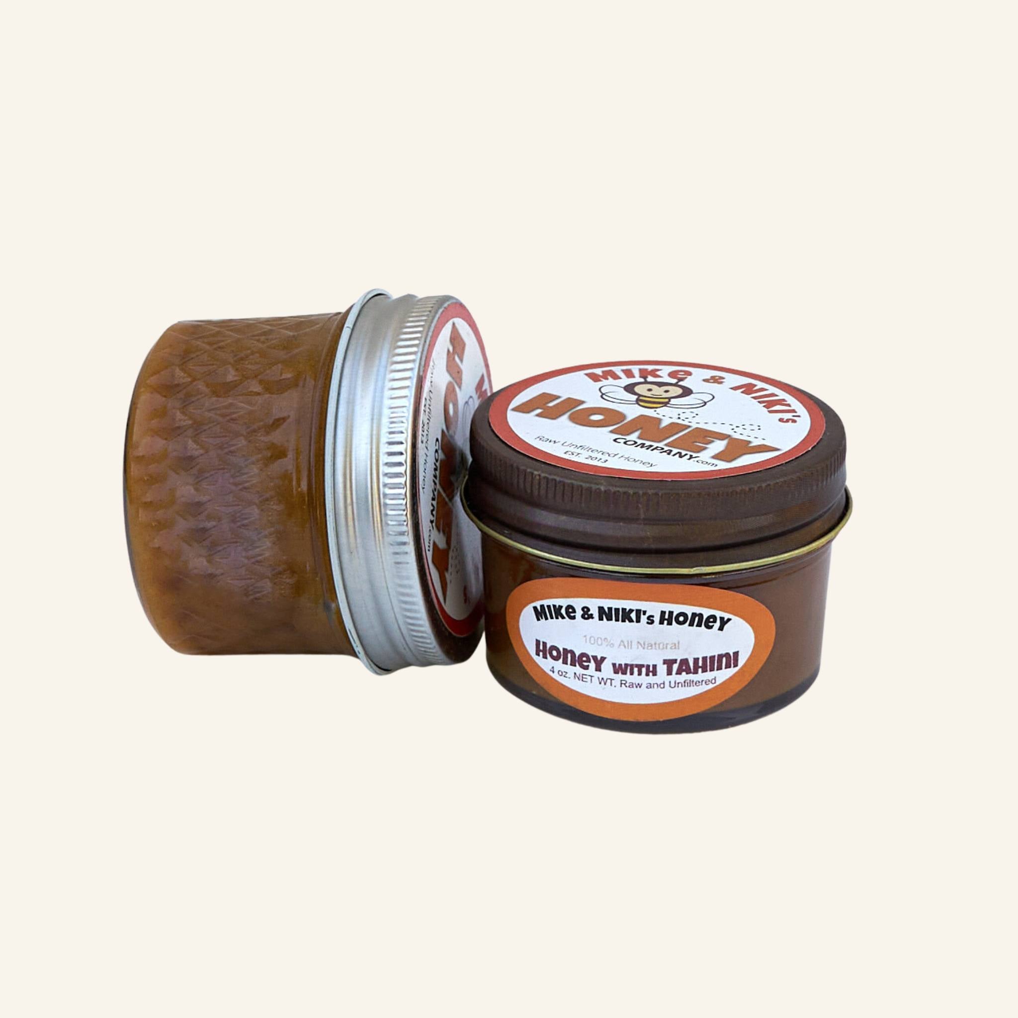 Honey with Tahini Small Glass Scoopable